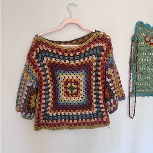 Handmade crochet sweater